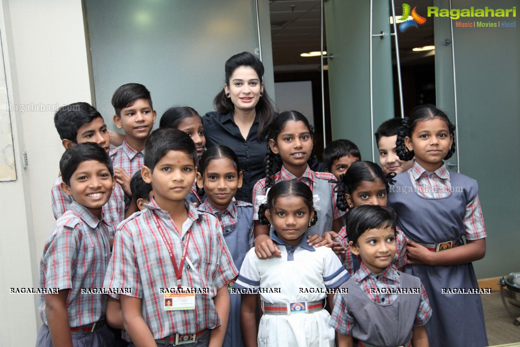 Second Edition of 'The Book Donation Drive' with Jenny Honey by Teach for India at Raheja Mindspace, Hyderabad