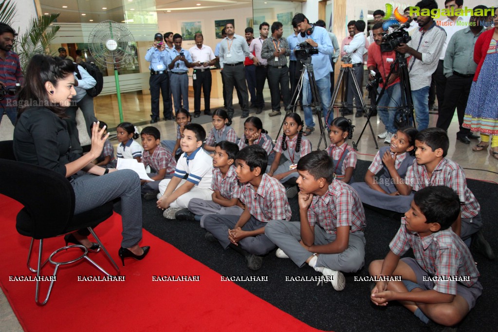 Second Edition of 'The Book Donation Drive' with Jenny Honey by Teach for India at Raheja Mindspace, Hyderabad