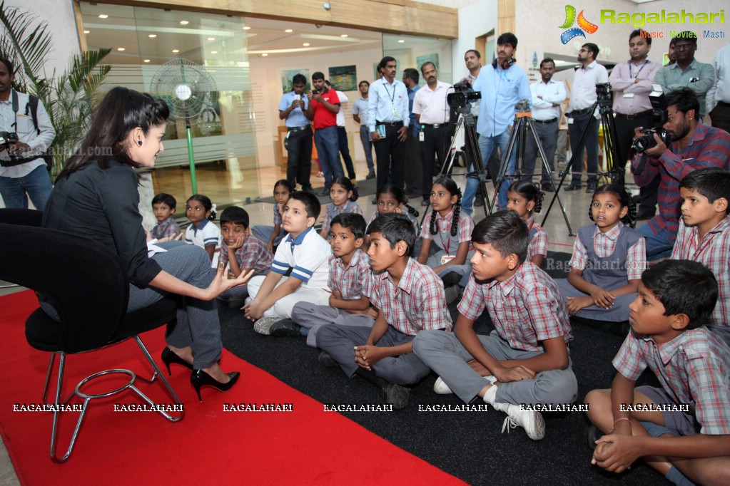 Second Edition of 'The Book Donation Drive' with Jenny Honey by Teach for India at Raheja Mindspace, Hyderabad