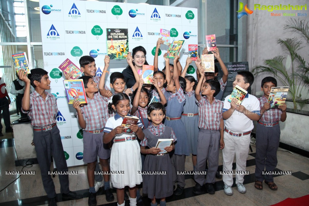 Second Edition of 'The Book Donation Drive' with Jenny Honey by Teach for India at Raheja Mindspace, Hyderabad