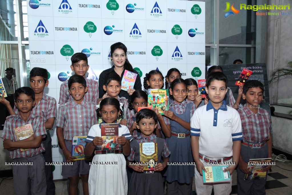 Second Edition of 'The Book Donation Drive' with Jenny Honey by Teach for India at Raheja Mindspace, Hyderabad