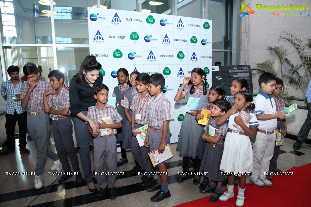 Second Edition of 'The Book Donation Drive' with Jenny Honey by Teach for India at Raheja Mindspace, Hyderabad