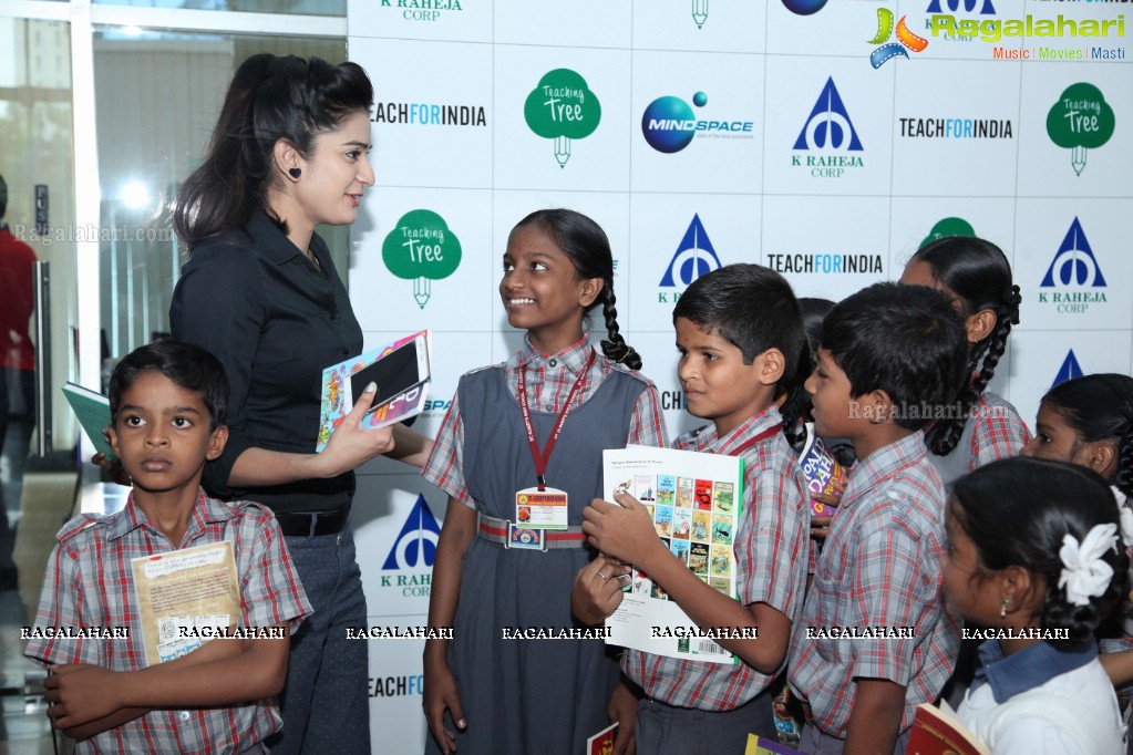 Second Edition of 'The Book Donation Drive' with Jenny Honey by Teach for India at Raheja Mindspace, Hyderabad