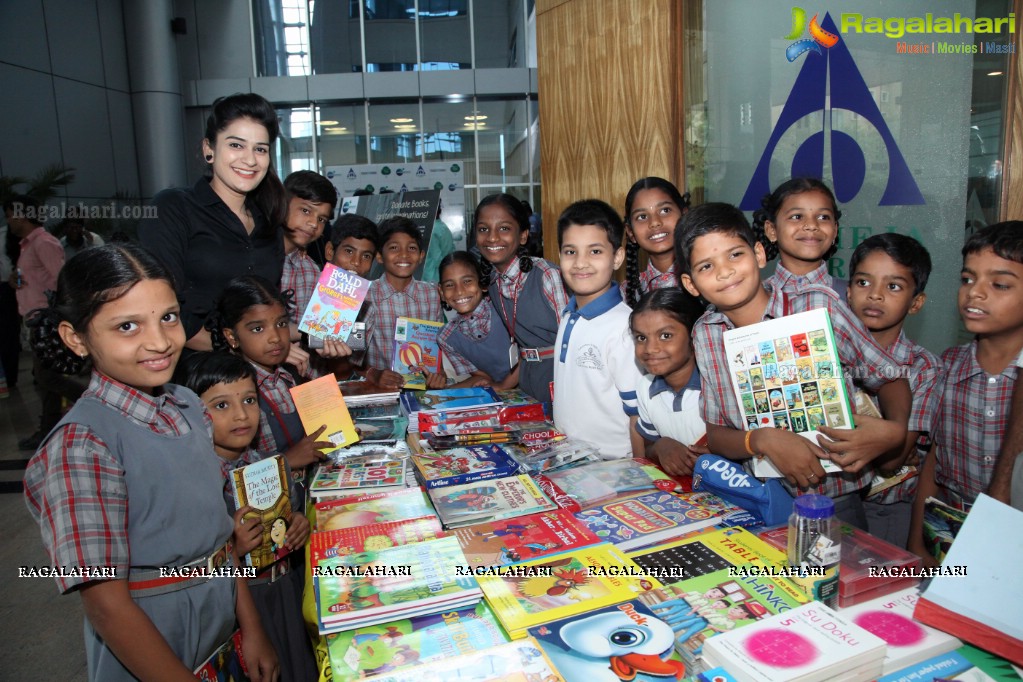 Second Edition of 'The Book Donation Drive' with Jenny Honey by Teach for India at Raheja Mindspace, Hyderabad