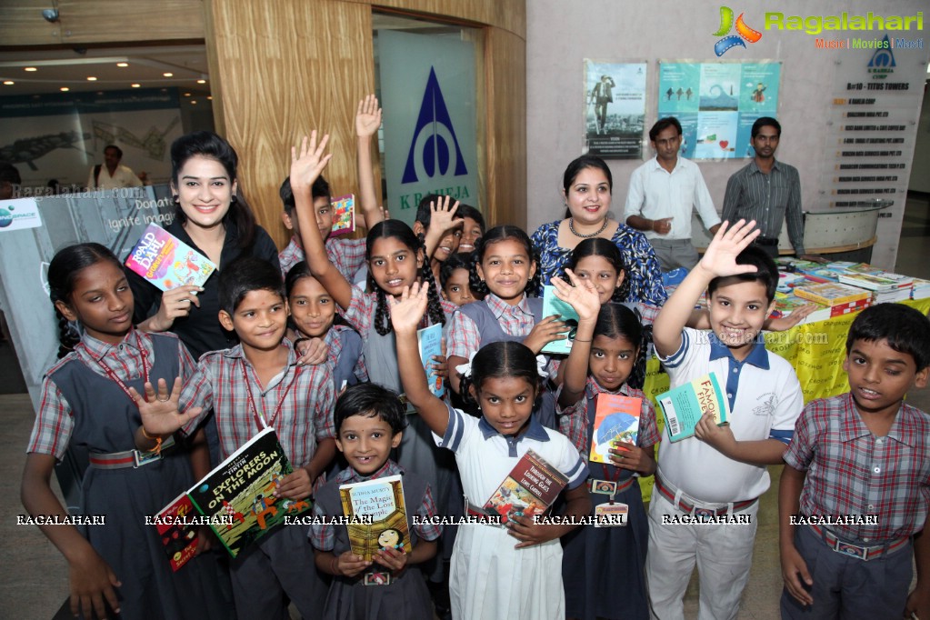 Second Edition of 'The Book Donation Drive' with Jenny Honey by Teach for India at Raheja Mindspace, Hyderabad