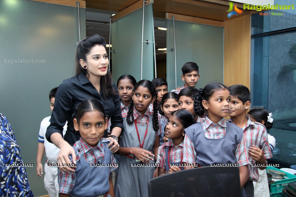 Second Edition of 'The Book Donation Drive' with Jenny Honey by Teach for India at Raheja Mindspace, Hyderabad