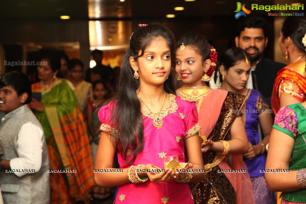 Grand Half Saree Function of Sobhitha at Hotel Daspalla, Hyderabad