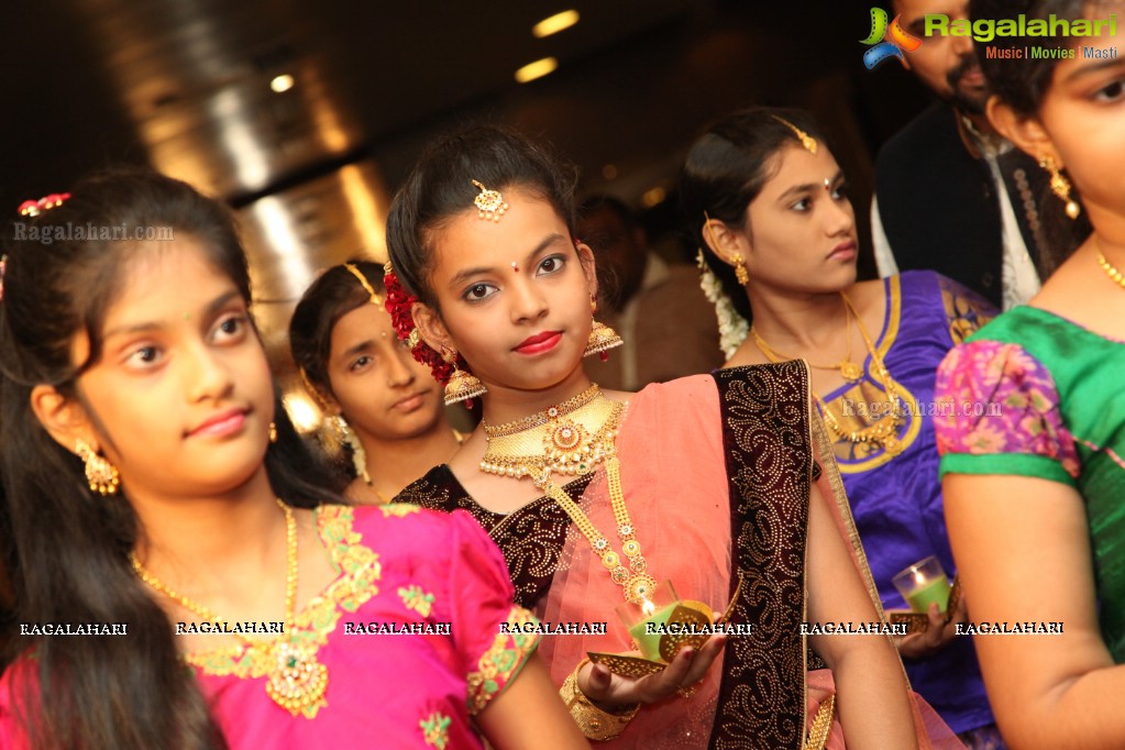 Grand Half Saree Function of Sobhitha at Hotel Daspalla, Hyderabad