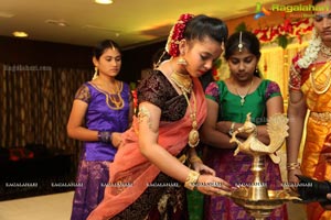 Sobhitha Half Saree Ceremony