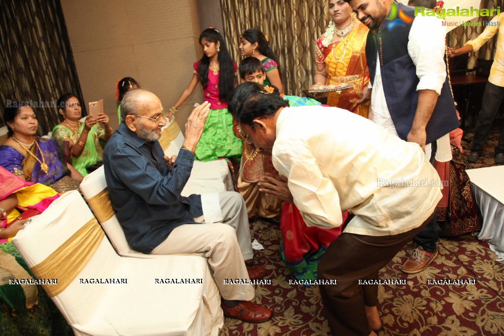 Grand Half Saree Function of Sobhitha at Hotel Daspalla, Hyderabad