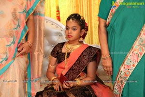 Sobhitha Half Saree Ceremony