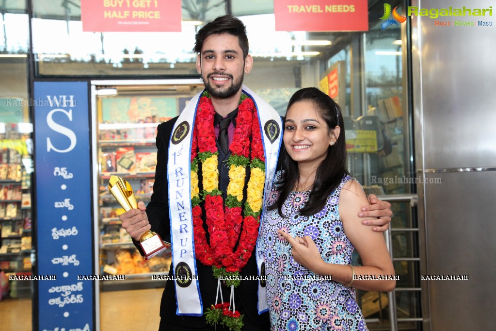 Starlife Mr. India 2K17 Winners at Shamshabad Airport