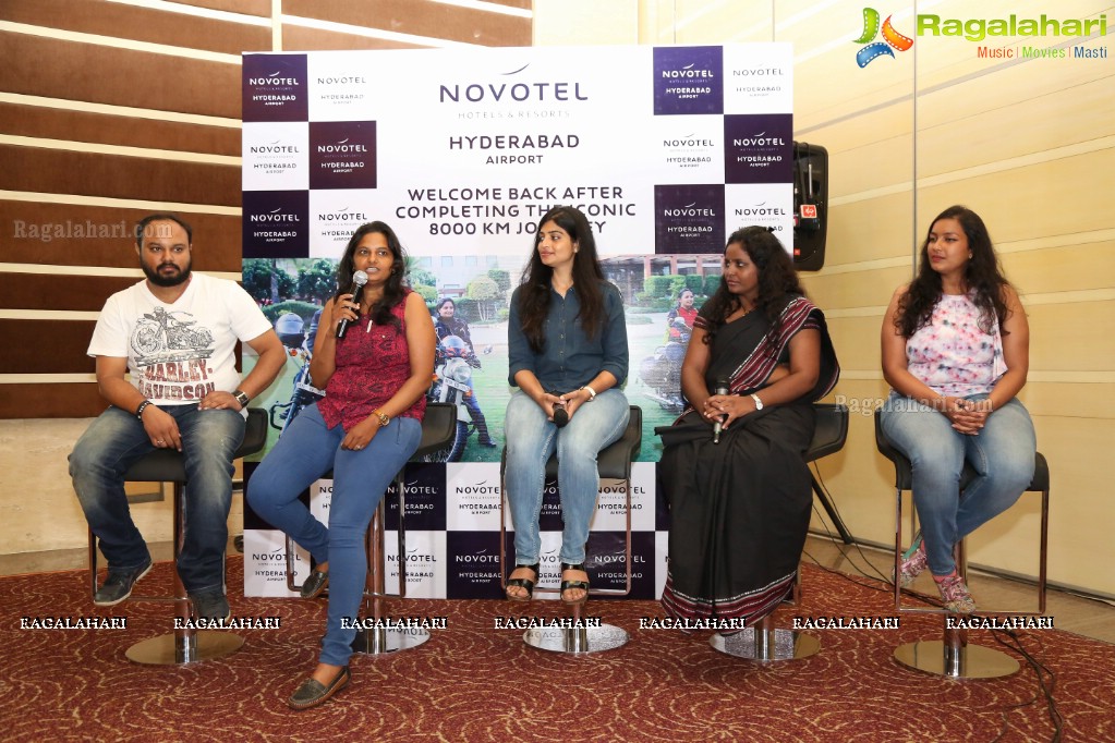 Women Bikers Felicitation Event at Novotel Hyderabad Airport