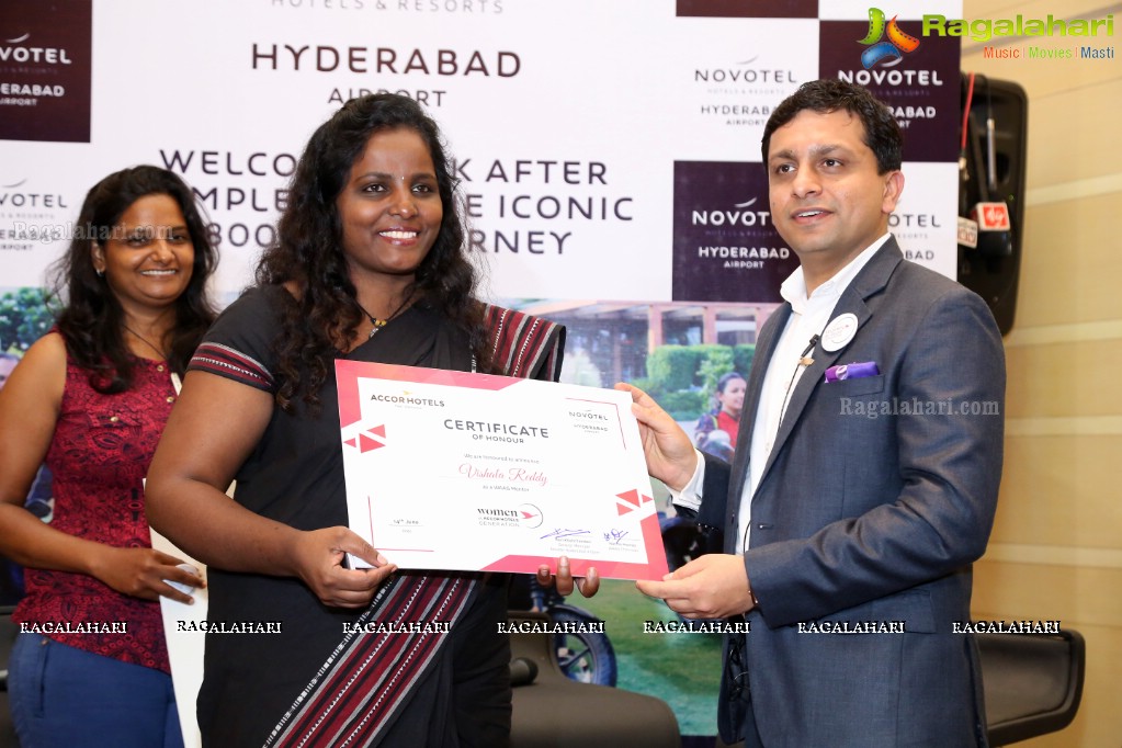 Women Bikers Felicitation Event at Novotel Hyderabad Airport