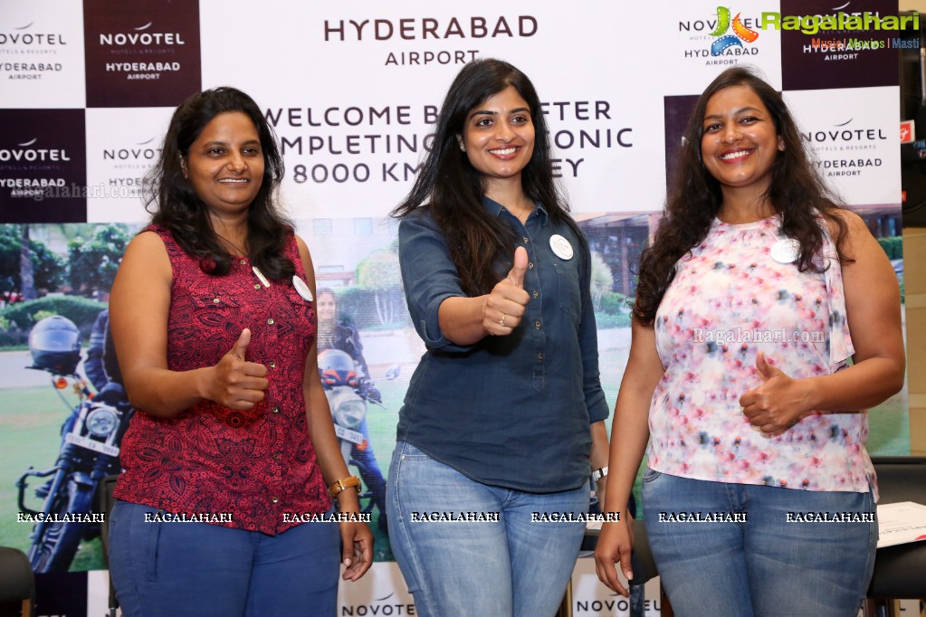 Women Bikers Felicitation Event at Novotel Hyderabad Airport