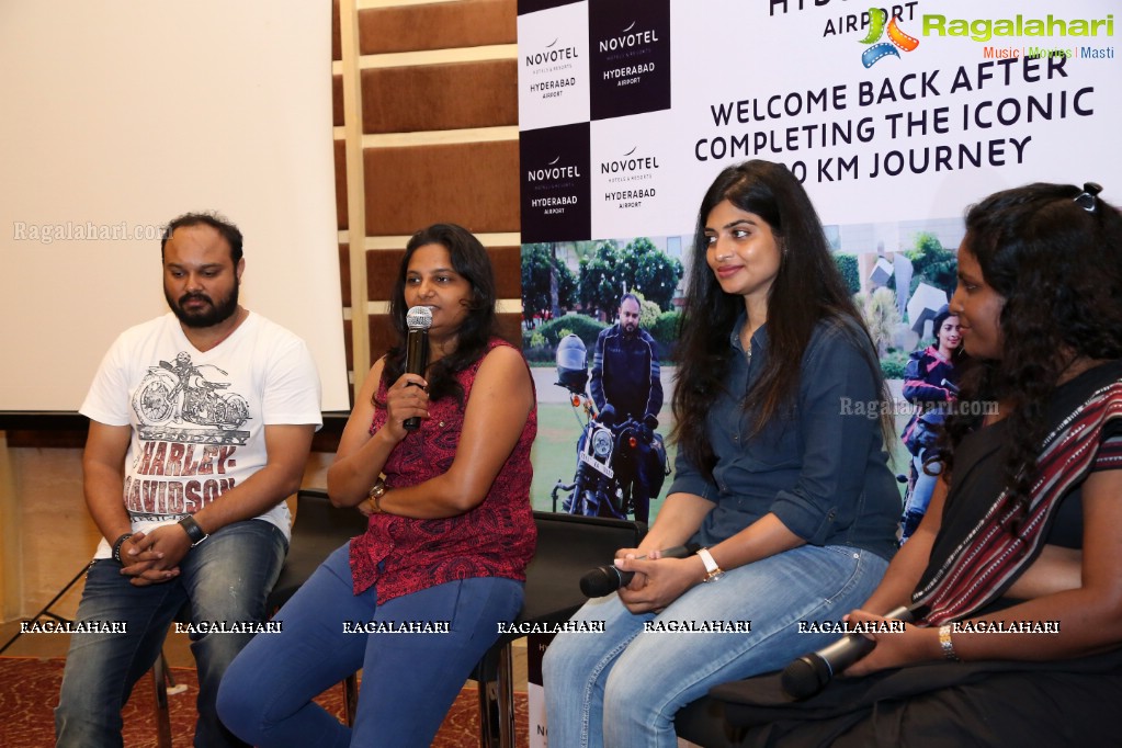 Women Bikers Felicitation Event at Novotel Hyderabad Airport