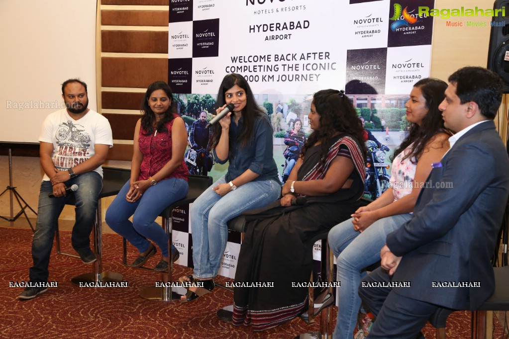 Women Bikers Felicitation Event at Novotel Hyderabad Airport