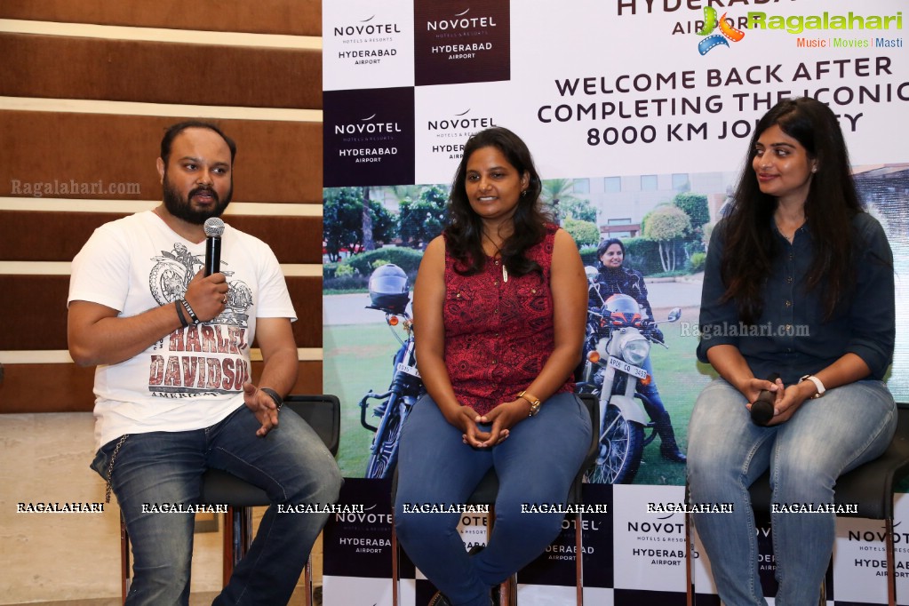Women Bikers Felicitation Event at Novotel Hyderabad Airport