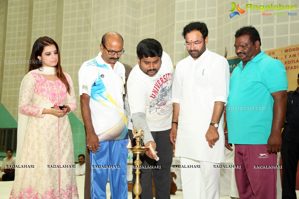 World Yoga Day Celebrations by Mansi Gulati at Yousufguda Stadium, Hyderabad