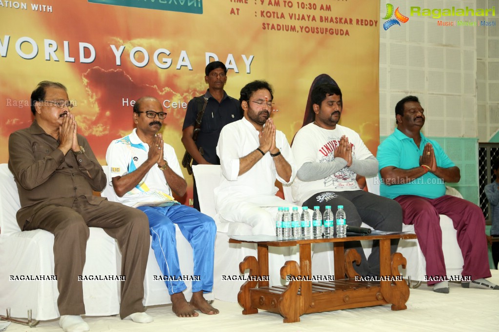 World Yoga Day Celebrations by Mansi Gulati at Yousufguda Stadium, Hyderabad