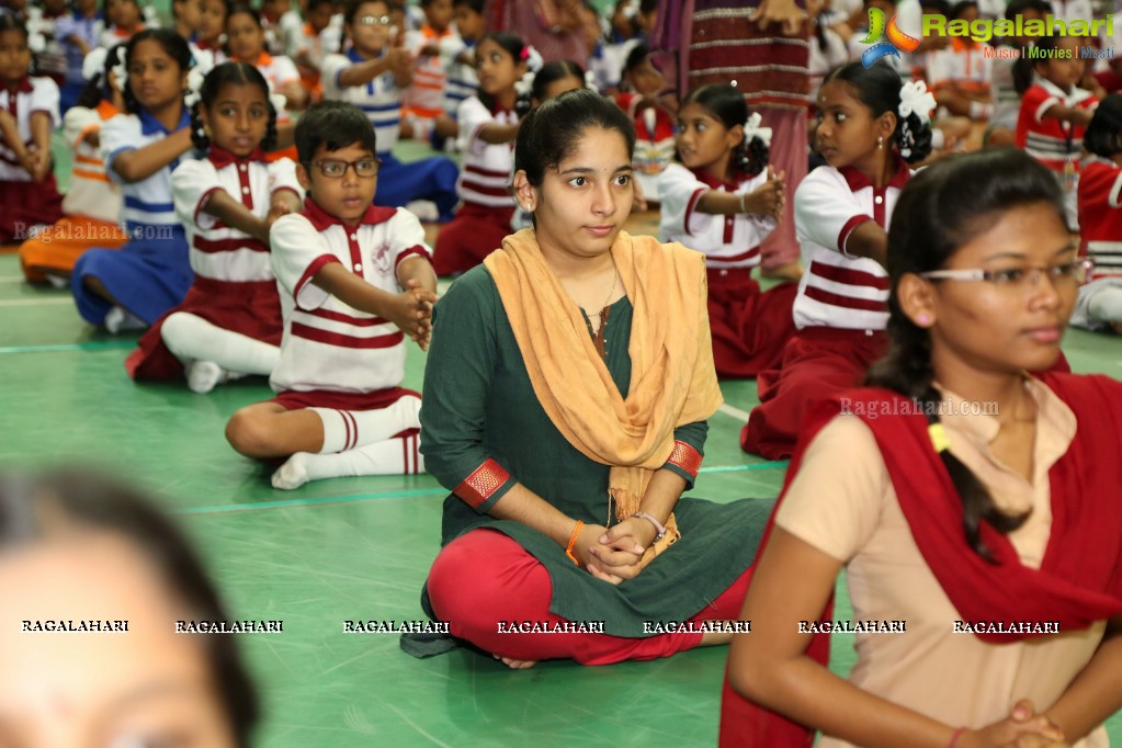 World Yoga Day Celebrations by Mansi Gulati at Yousufguda Stadium, Hyderabad