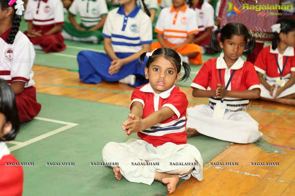 World Yoga Day Celebrations by Mansi Gulati at Yousufguda Stadium, Hyderabad