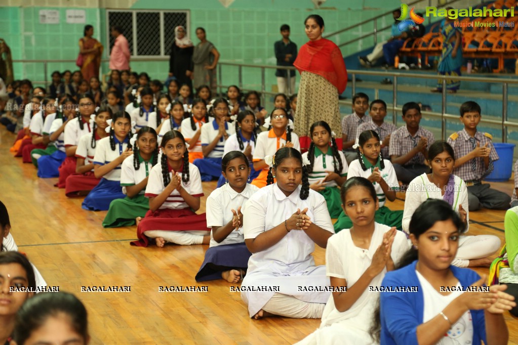 World Yoga Day Celebrations by Mansi Gulati at Yousufguda Stadium, Hyderabad