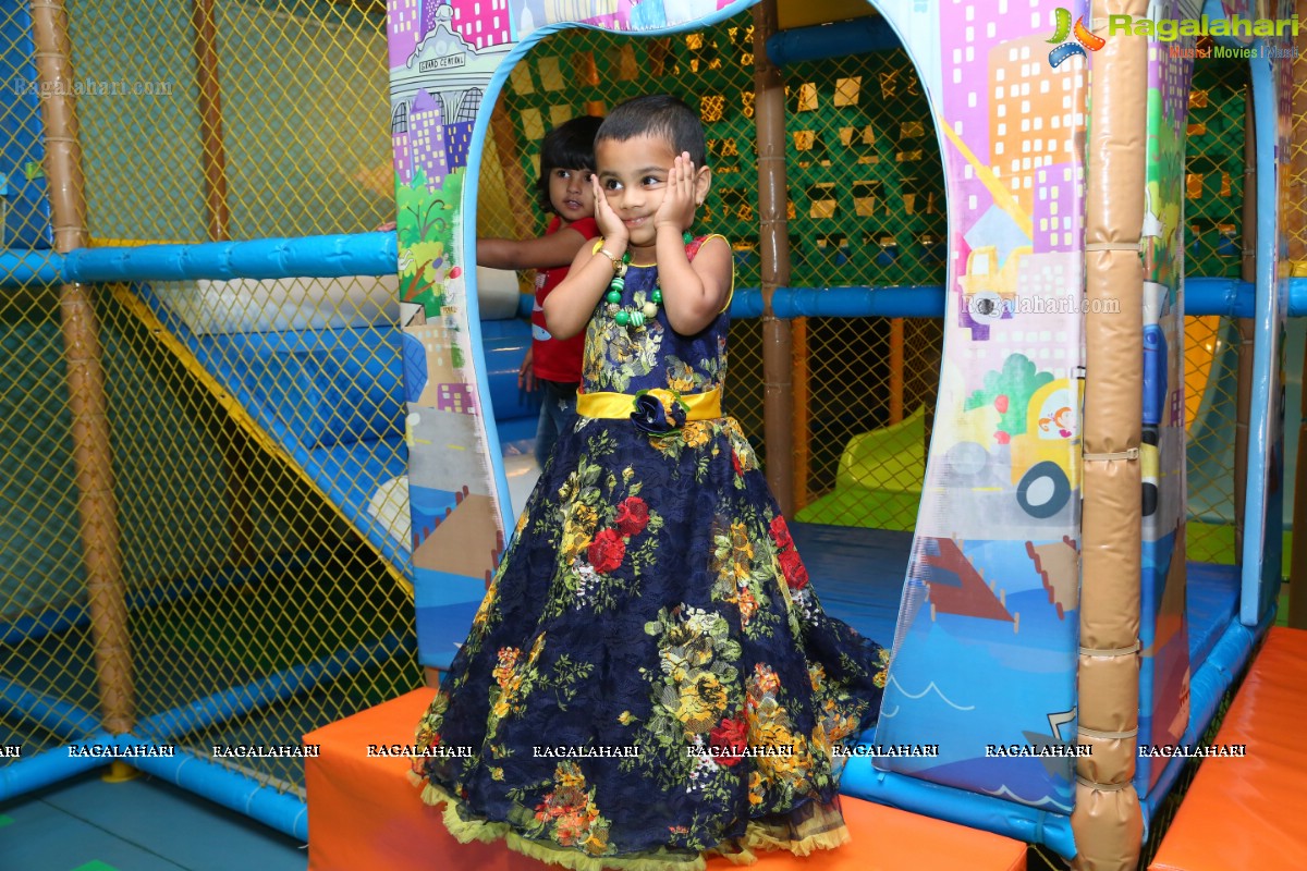 Swetha & Pradeep Celebrate Aadhya's 3rd Birthday at The Kids Center 