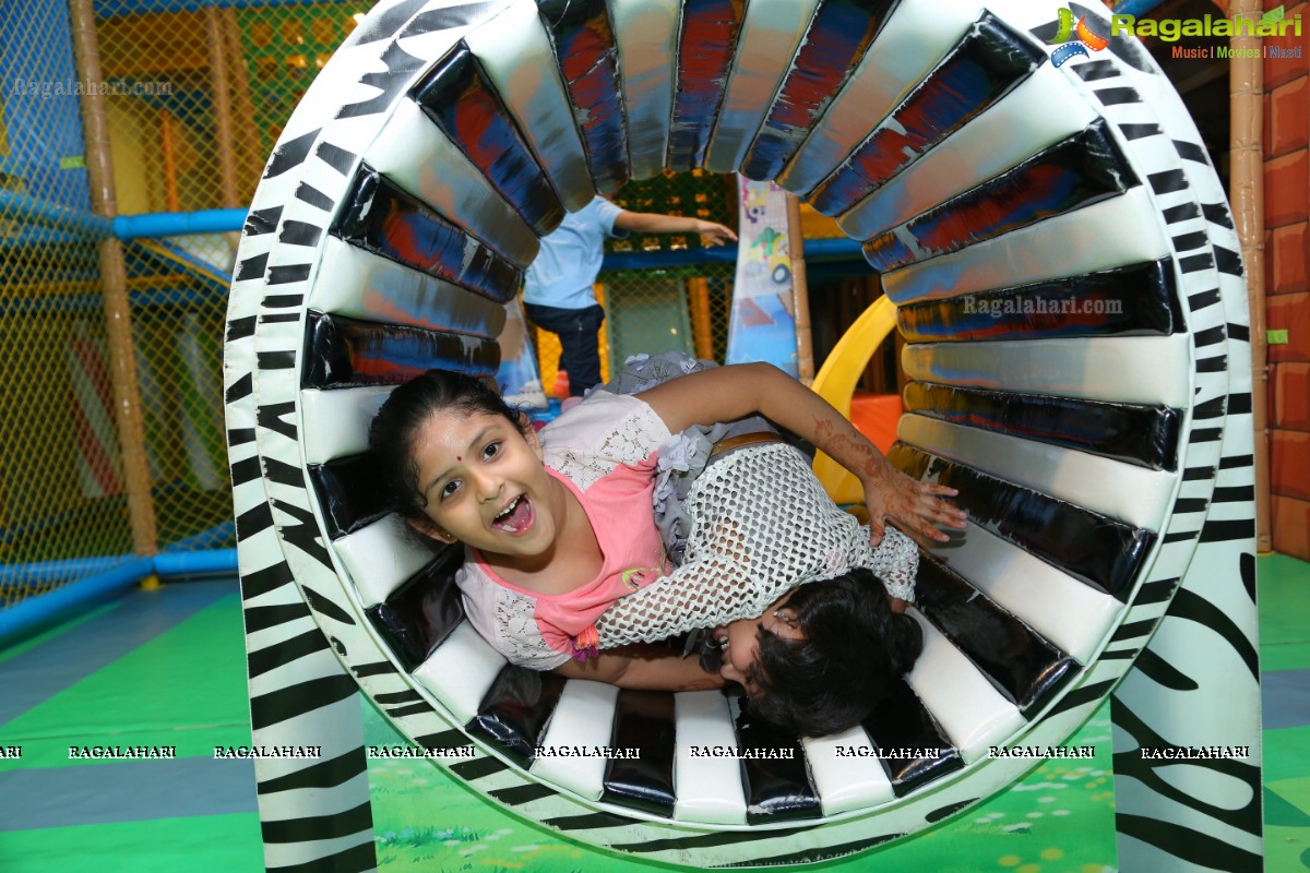 Swetha & Pradeep Celebrate Aadhya's 3rd Birthday at The Kids Center 