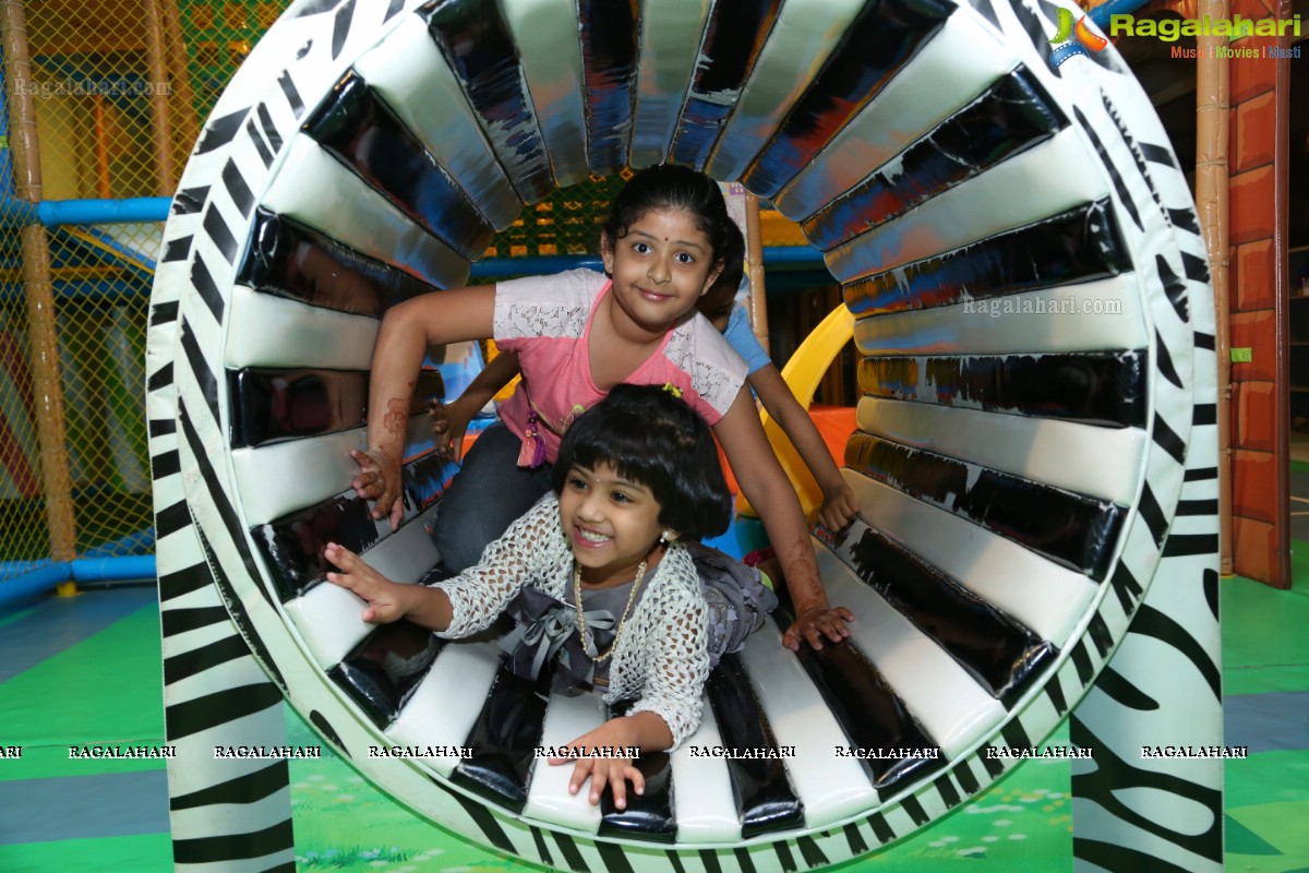 Swetha & Pradeep Celebrate Aadhya's 3rd Birthday at The Kids Center 