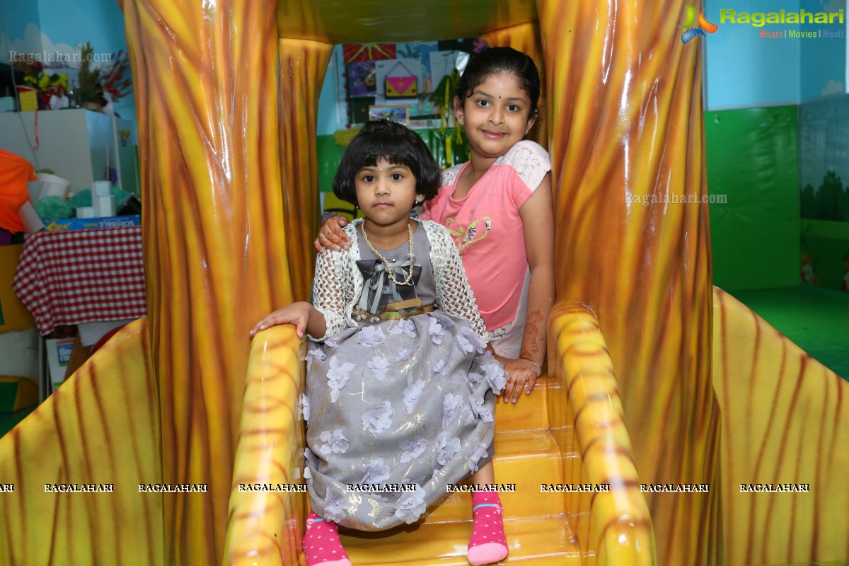 Swetha & Pradeep Celebrate Aadhya's 3rd Birthday at The Kids Center 