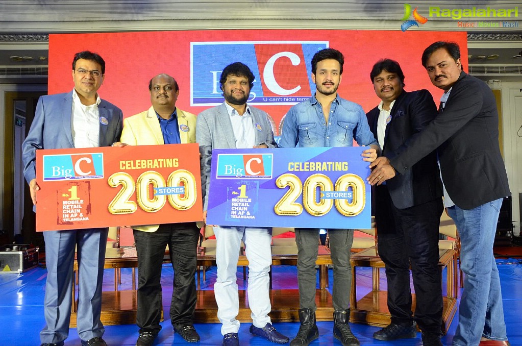 Akhil Akkineni Big C 200th Store Launch Press Meet