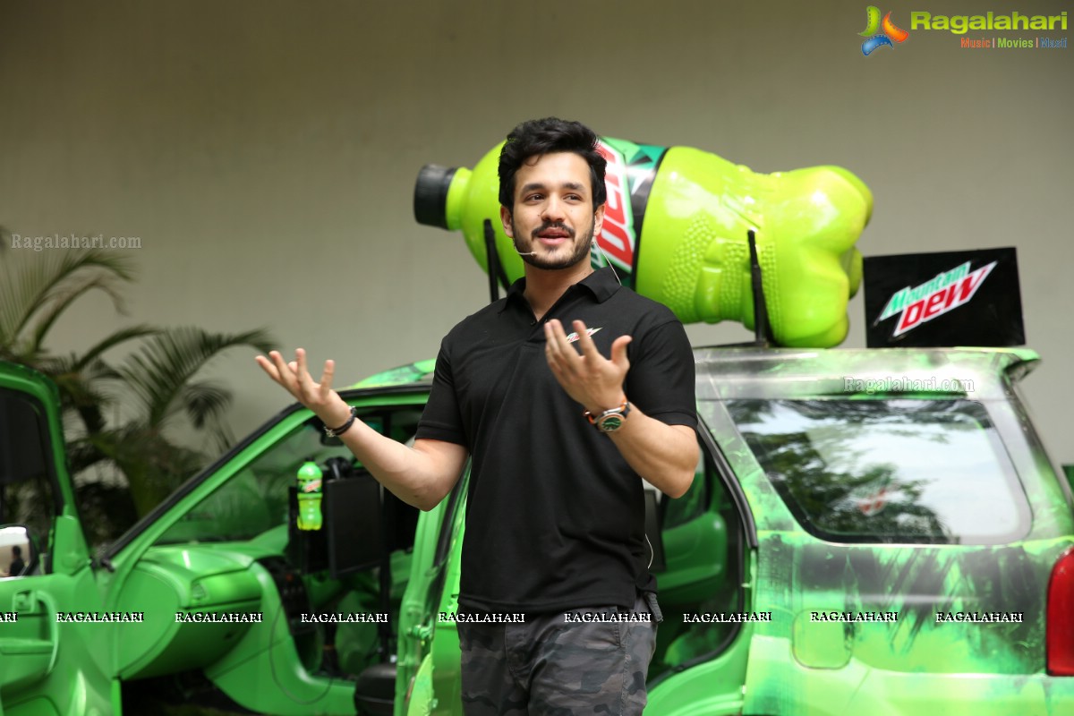 Akhil Akkineni inaugurates Dew Arena by Mountain Dew at Radisson Blu Plaza