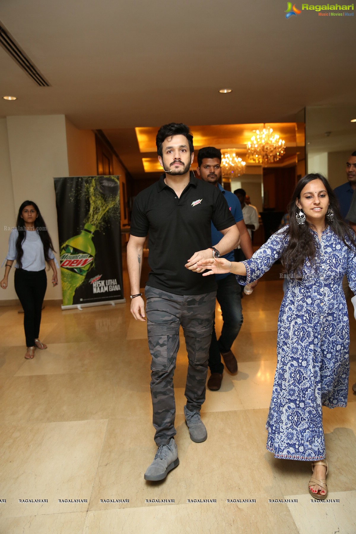 Akhil Akkineni inaugurates Dew Arena by Mountain Dew at Radisson Blu Plaza