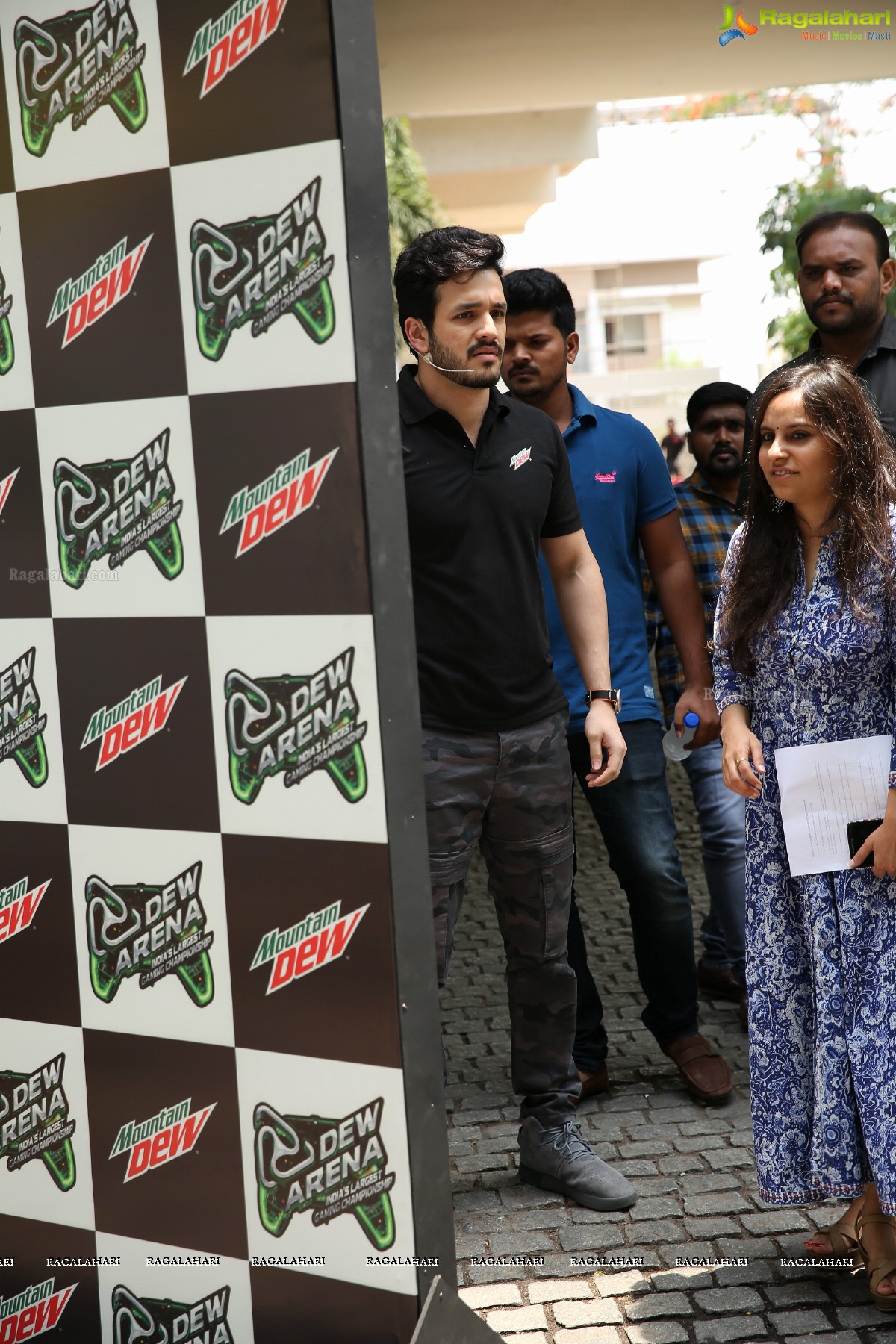 Akhil Akkineni inaugurates Dew Arena by Mountain Dew at Radisson Blu Plaza