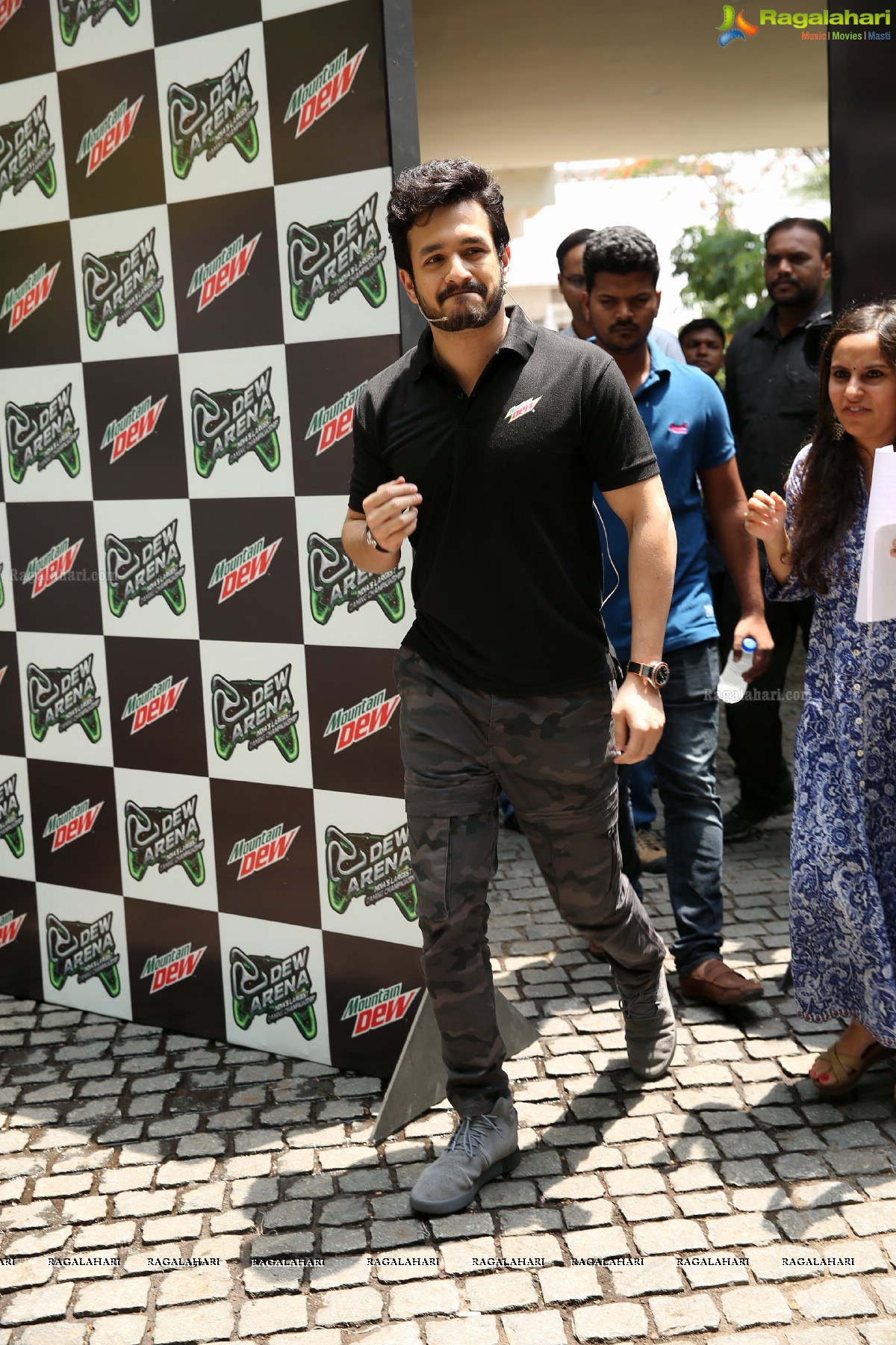 Akhil Akkineni inaugurates Dew Arena by Mountain Dew at Radisson Blu Plaza