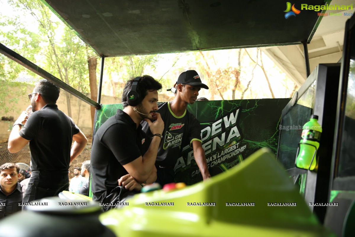 Akhil Akkineni inaugurates Dew Arena by Mountain Dew at Radisson Blu Plaza