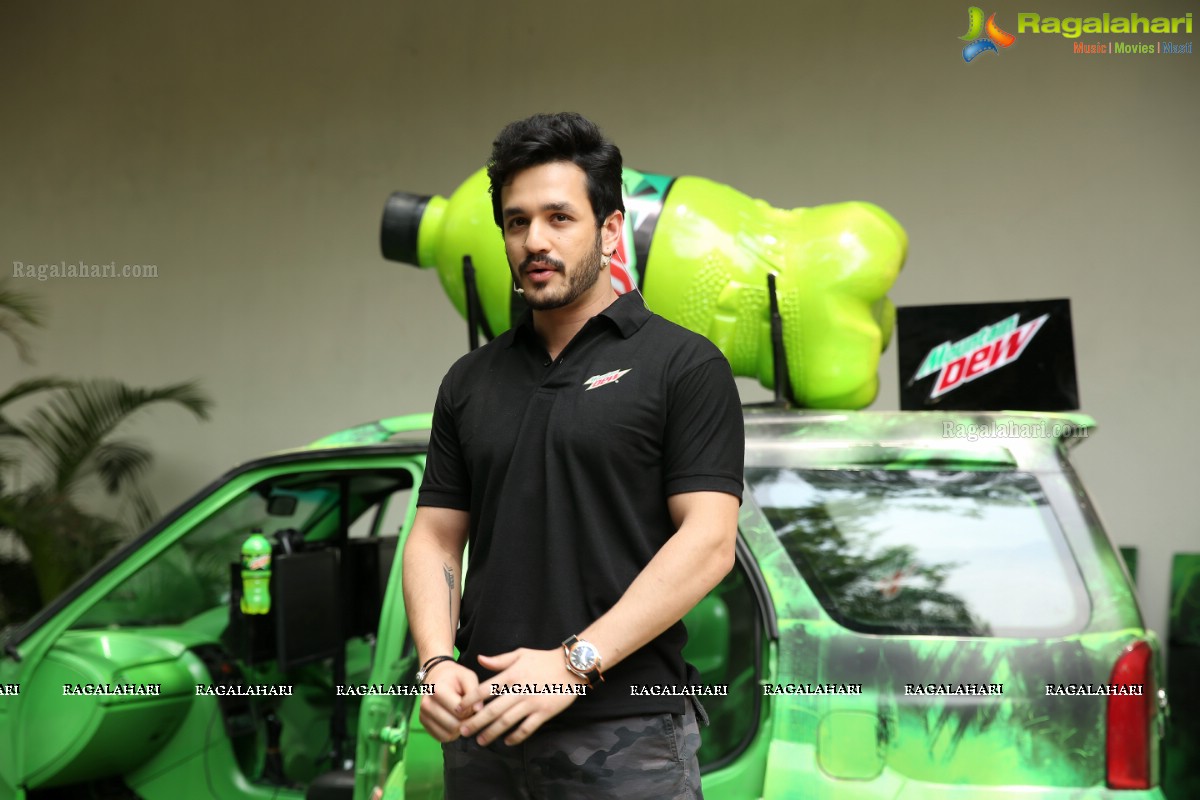 Akhil Akkineni inaugurates Dew Arena by Mountain Dew at Radisson Blu Plaza