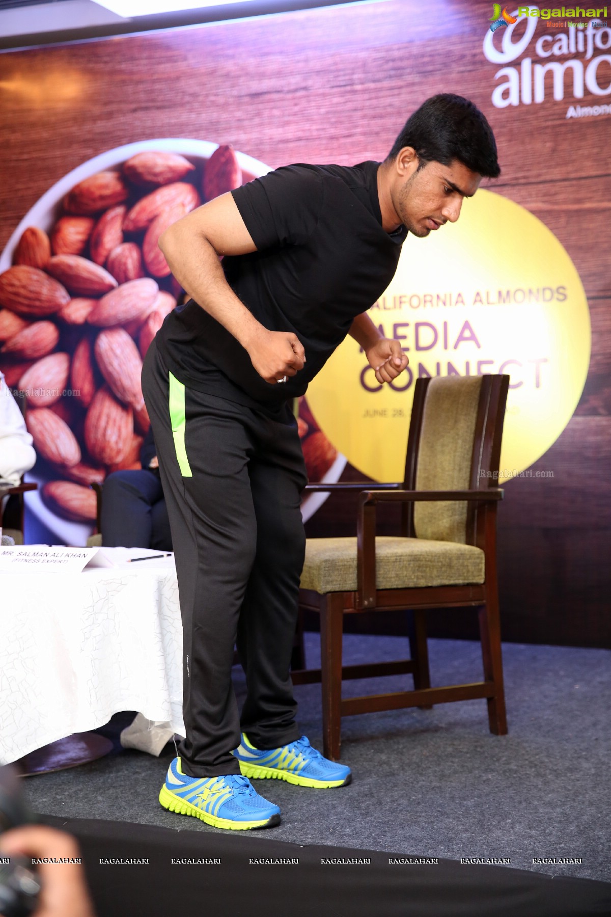 Almond of California Discussion of Exercise and Healthy Snacking with Almonds at Taj Deccan