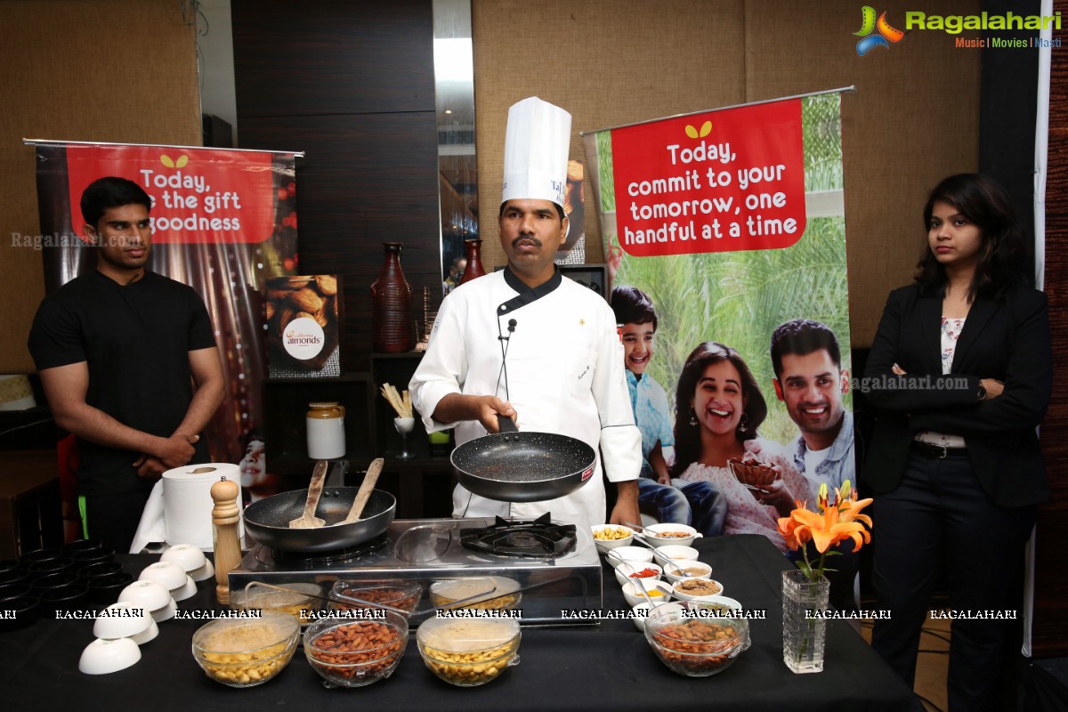 Almond of California Discussion of Exercise and Healthy Snacking with Almonds at Taj Deccan