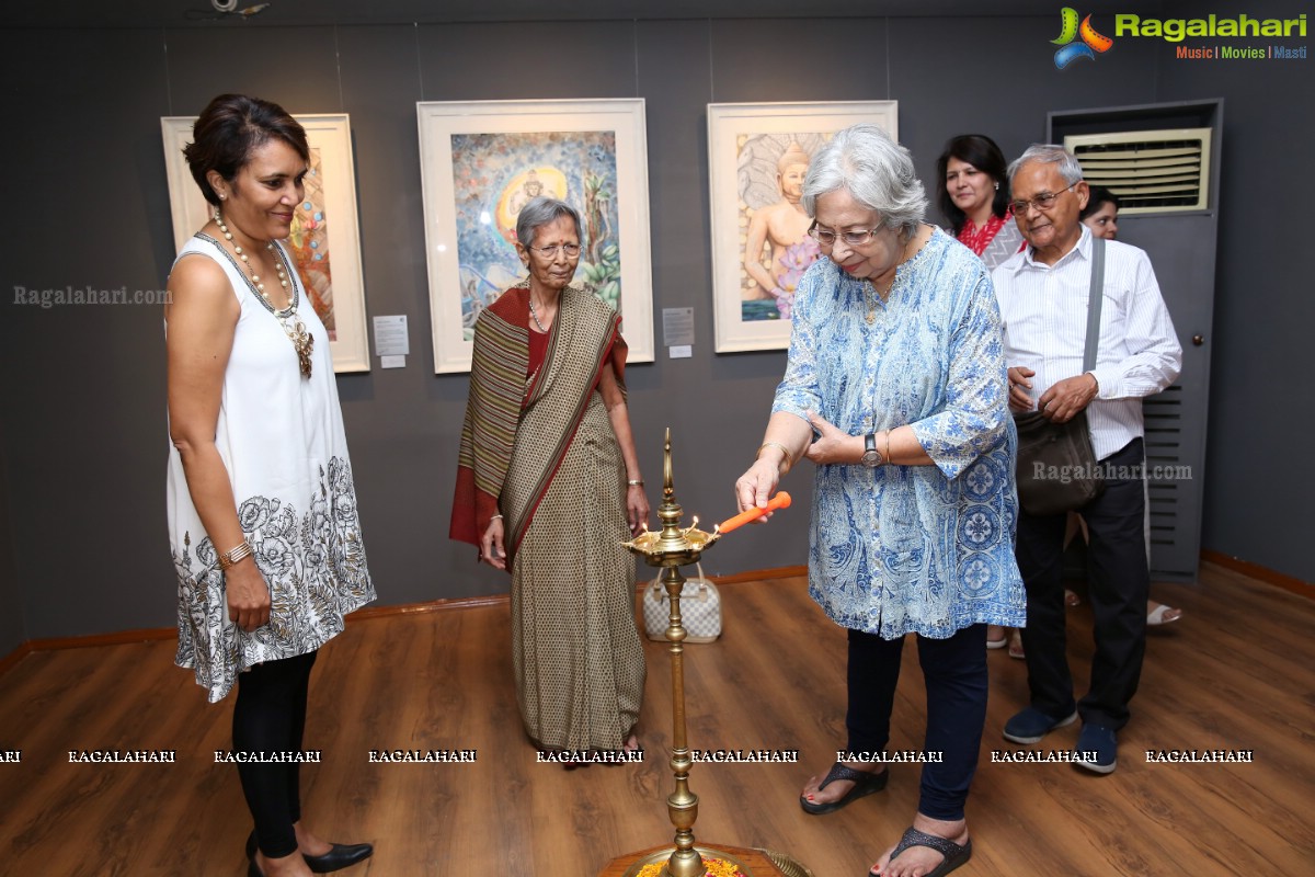 Anuradha Kabra Art Exhibition at Kalakriti Art Gallery