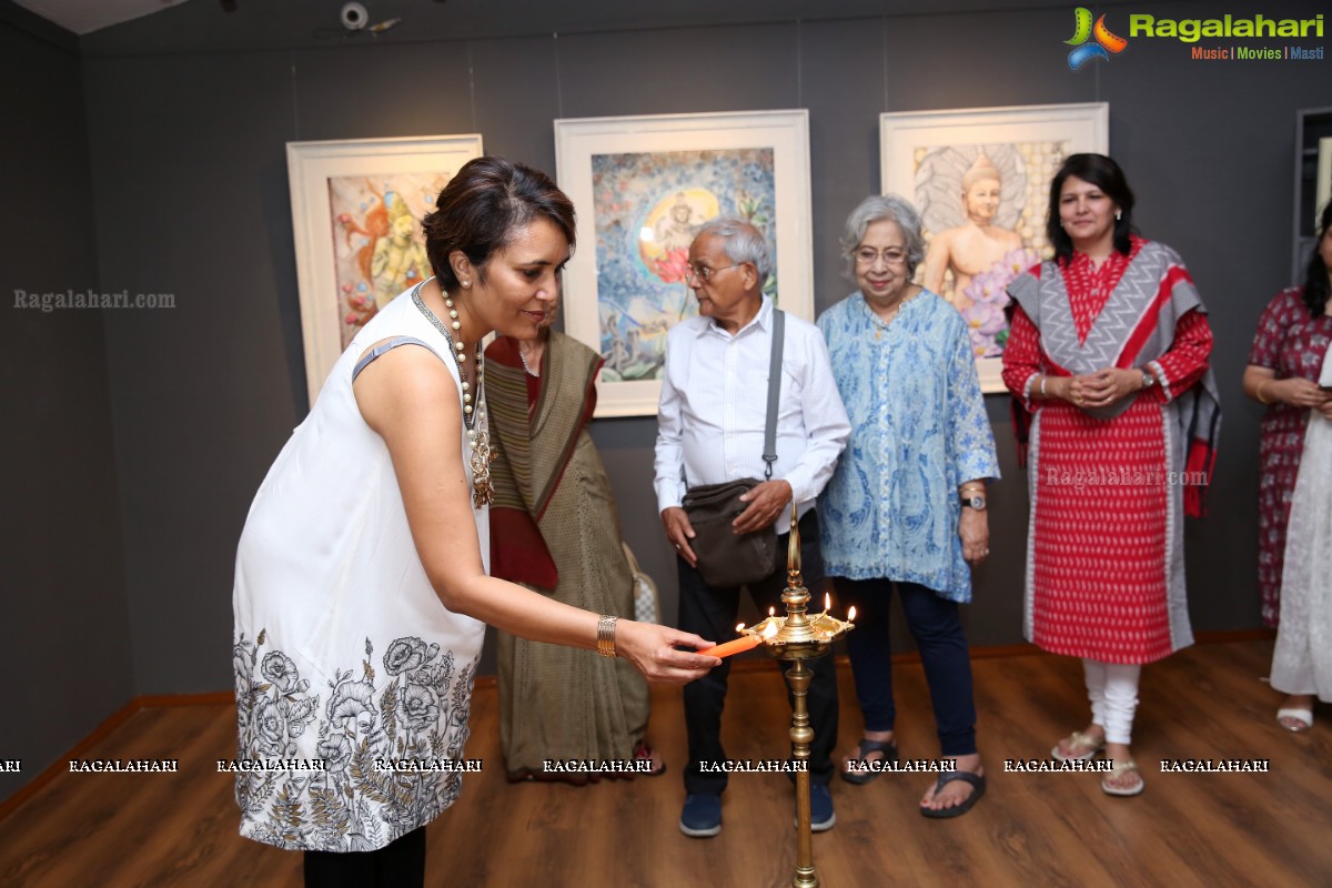 Anuradha Kabra Art Exhibition at Kalakriti Art Gallery