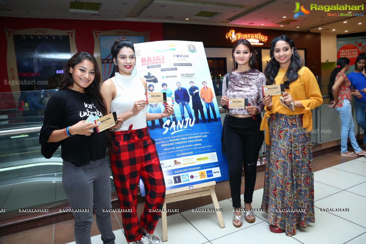 Fund Raising Special Screening of Sanju by Bajaj Electronics and Round Table India at Forum Sujana Mall