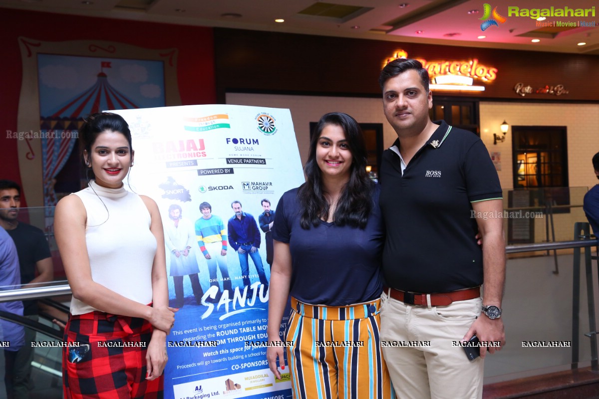 Fund Raising Special Screening of Sanju by Bajaj Electronics and Round Table India at Forum Sujana Mall