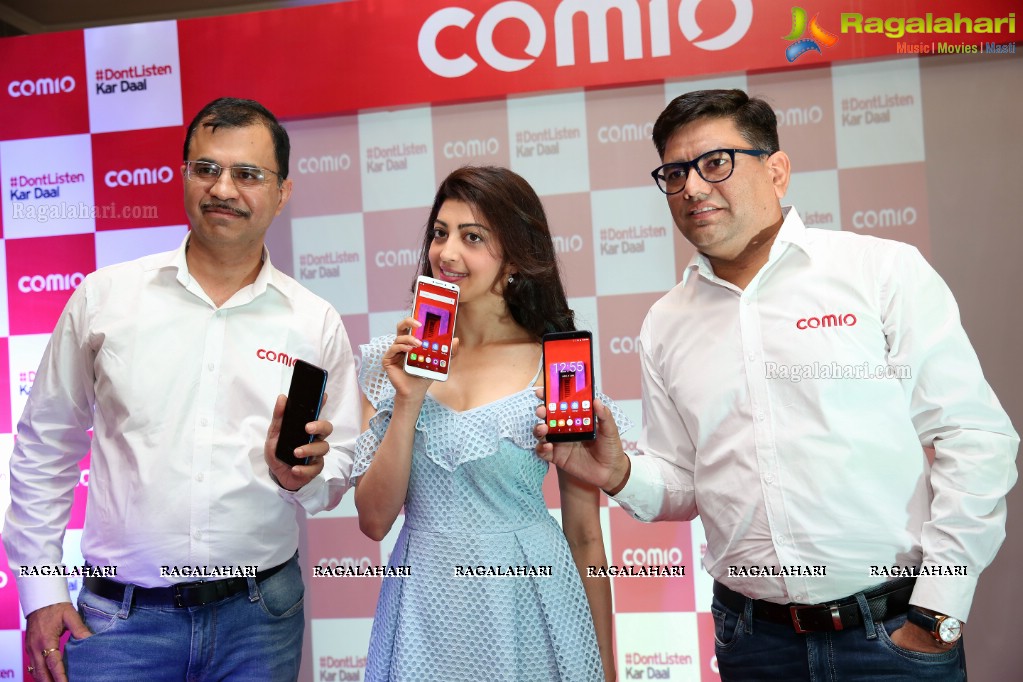 Comio Smartphones Press Conference with Pranitha Subhash at Radisson Hyderabad Hitec City