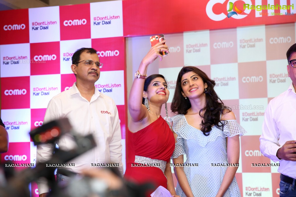 Comio Smartphones Press Conference with Pranitha Subhash at Radisson Hyderabad Hitec City