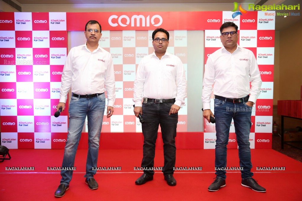 Comio Smartphones Press Conference with Pranitha Subhash at Radisson Hyderabad Hitec City