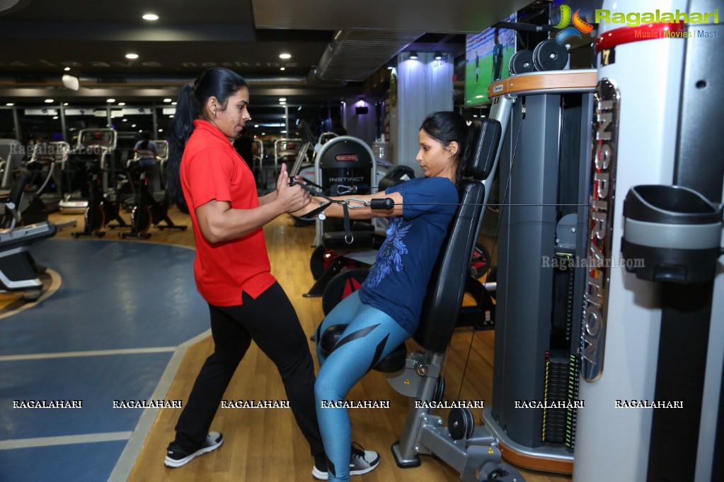 Gold's Gym 1st Anniversary Celebrations, Banjara Hills, Hyderabad