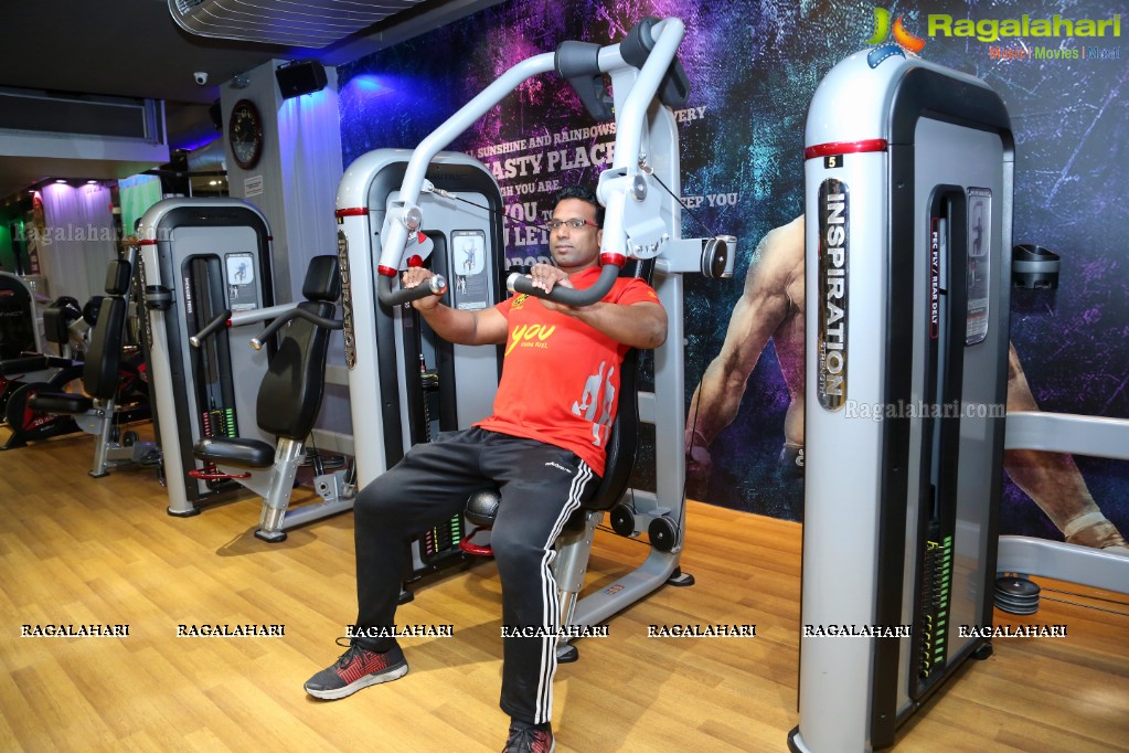 Gold's Gym 1st Anniversary Celebrations, Banjara Hills, Hyderabad