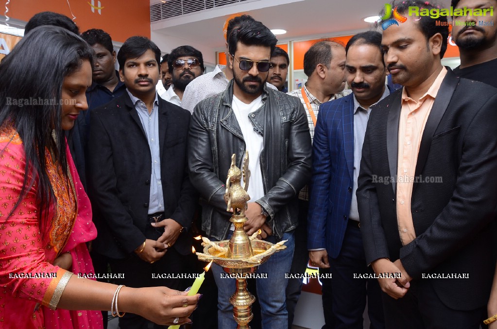 Happi Mobiles 25th Store Launch by Ram Charan at Chandanagar, Hyderabad